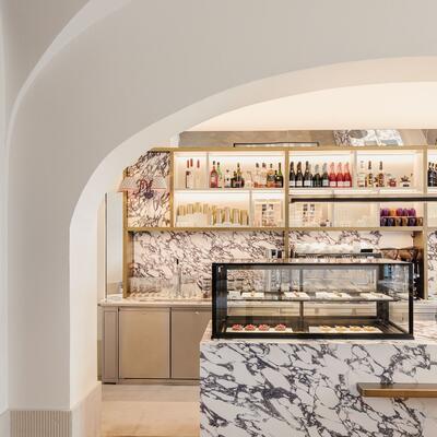 Patisserie - Regalrückwände